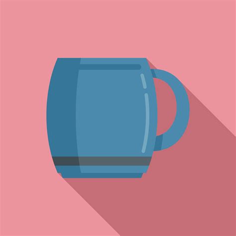 Mug Icon Flat Vector Coffee Cup 14986706 Vector Art At Vecteezy