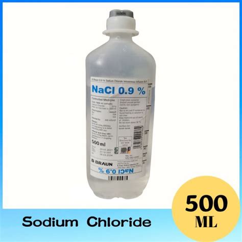 B Braun Nacl 0 9 Sodium Chloride 500ml Lazada