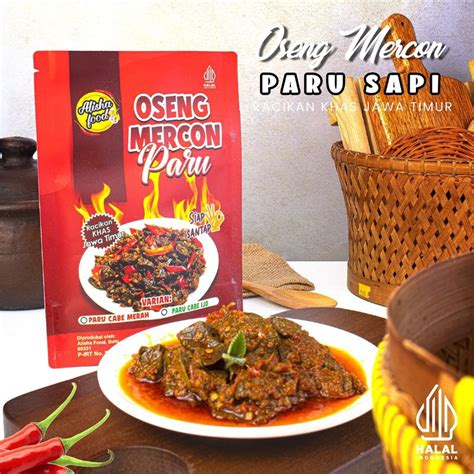 Jual Oseng Mercon Sambal Paru Sapi Gr Shopee Indonesia