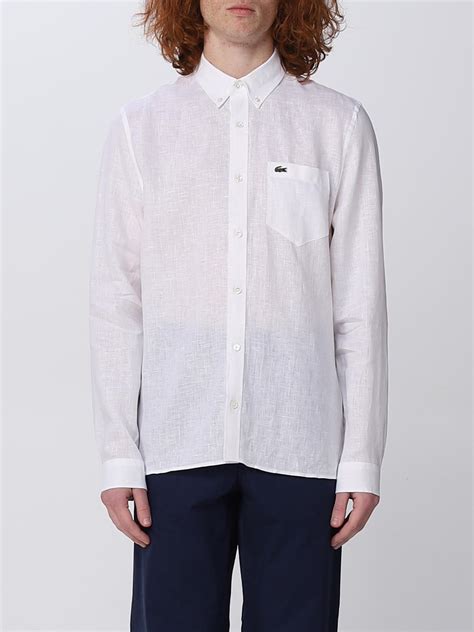 Lacoste Shirt For Men White Lacoste Shirt Ch5253 Online On Gigliocom