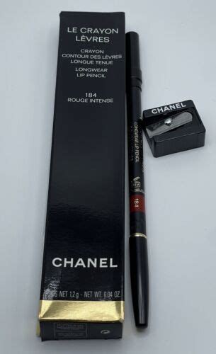 Chanel Le Crayon Levres Longwear Lip Pencil Rouge Intense G