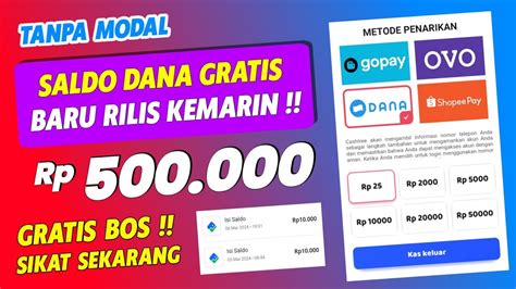 BARU SALDO DANA GRATIS Rp400 500 RIBU TANPA UNDANG TEMAN APK