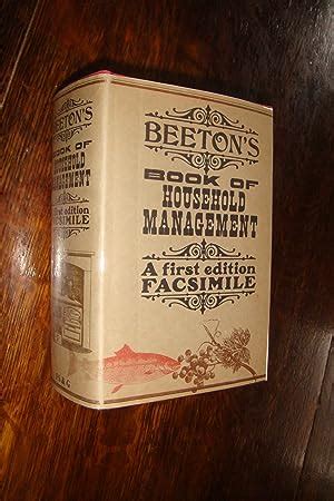 Mrs Beeton S Book Of Household Management Facsimile First Edition By