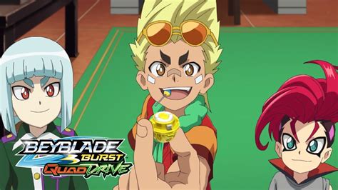 FULL CLIP BEYBLADE BURST QUADDRIVE EPISODE 2 RANZO CREATES CYCLONE