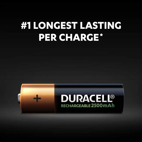 Duracell Rechargeable Aa 2500mah Batteries Pack Of 4 Online At Best Price Alkaline Lulu Qatar