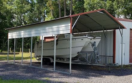 Boat Storage Sheds, Garages, and Carports for Sale - Alan's