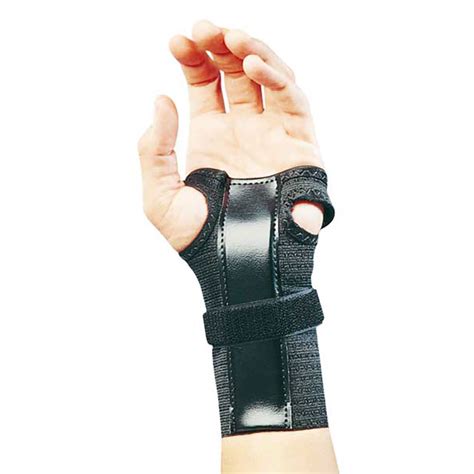 Mueller Wrist Brace With Splint Black Goalinn