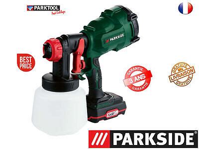 Parkside Pistolet Peinture Sans Fil Pfsa Li V