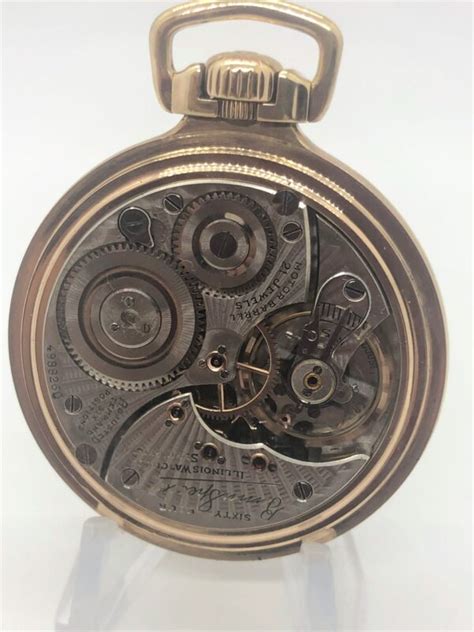 Illinois Bunn Special 21 Jewel 60 Hour Railroad Pocket Watch 4 4 Time