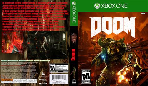 Doom (2016) Xbox One Box Art Cover by goldfishtiger