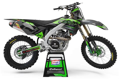 Enarui Graphics Kit Decals Stickers For 2019 2023 Kawasaki Kx450f Kxf