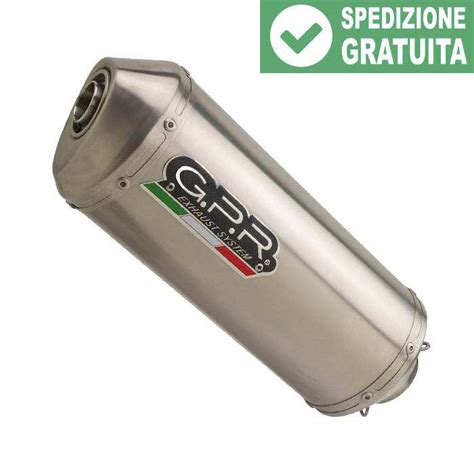 GPR SCOM 108 SAT Scarico Completo Omolotago Satinox Per T Max 500 Dal