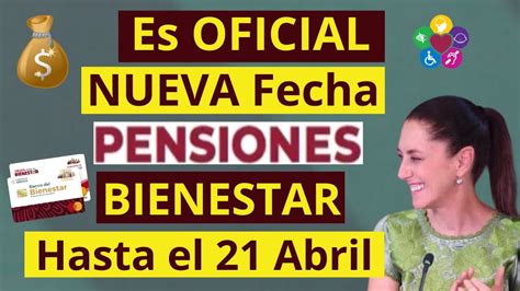 Fecha Oficial Pago Tarjeta Pension Bienestaraviso Urgente Que No Se Te