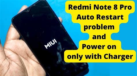 Redmi Note 8 Pro Auto Restart Problem And Power On Only With Charger