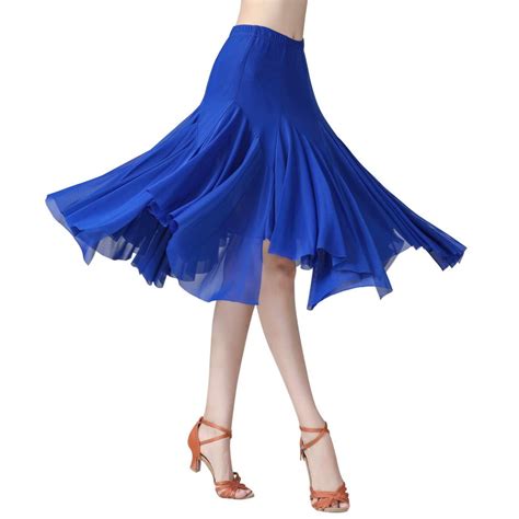 Ballroom Dance Skirts For Women Ballroom Dancing Long Swing Waltz Latin