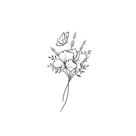 April Birth Flower Tattoo Birth Flower Tattoos Dainty Tattoos
