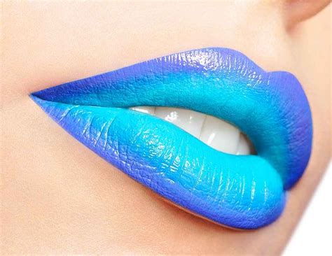 Blue Lips Luscious Lips Pinterest