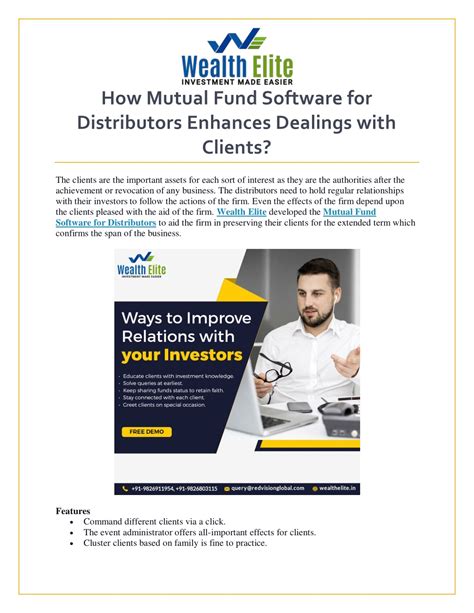 Ppt How Mutual Fund Software For Distributors Enhances Dealings With