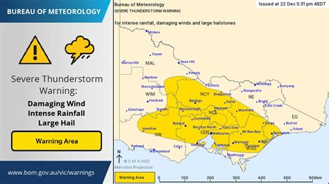 Bureau Of Meteorology Victoria On Twitter Severe Thunderstorm