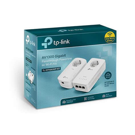 Tl Wpa P Kit Av Ac Gigabit Wlan Powerline Extender Kit Mit