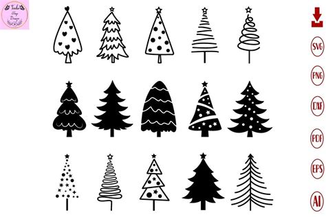 Christmas Tree Svg Bundle Christmas Svg Graphic By Tadashop Design