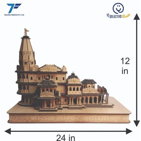 Ram Mandir D Model Mdf Architectural Models Techno Friend Private Hot