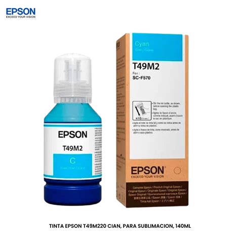 Tinta Epson T M Cian Para Sublimacion Ml