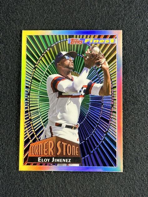 2022 Topps Finest ELOY JIMENEZ 1994 Cornerstone Insert 94FC EJ White