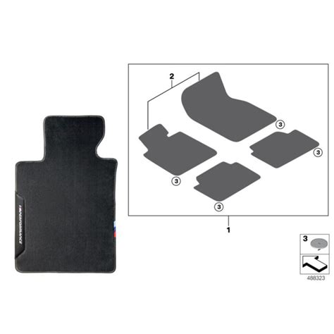 Oem Bmw M Performance Floor Mats Set Rhd