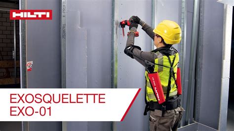 Exosquelette HILTI EXO 01 la technologie au service de la santé sur