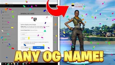 How To Get Any Og Epic Name In Fortnite Chapter 3 Season 2 Easy Youtube