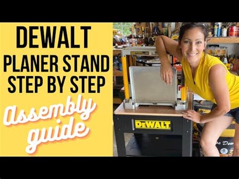 DeWalt Planer Stand Step By Step How To Assembly Guide Overview