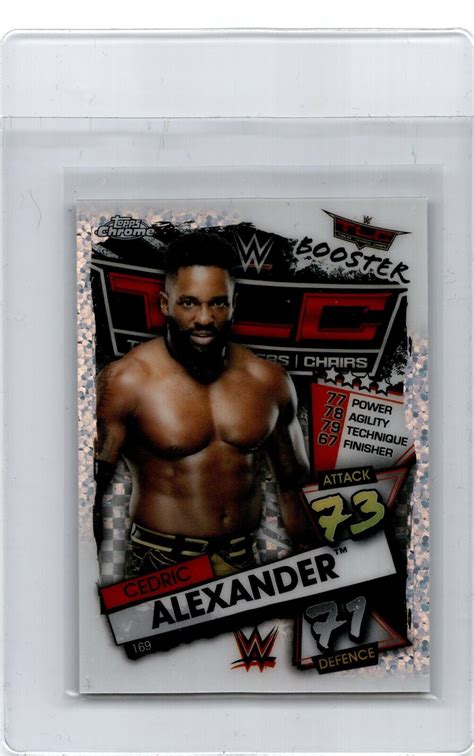 2021 Topps WWE Chrome Slam Attax Speckle Refractor Cedric Alexander EBay