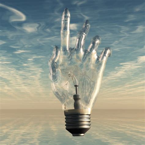 Pointing Light Bulb Stock Illustration Illustration Of Conceptual