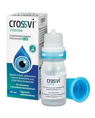 Crossvi Intense Krople Do Oczu 10 Ml Cena Opinie DrogeriaWapteka Pl