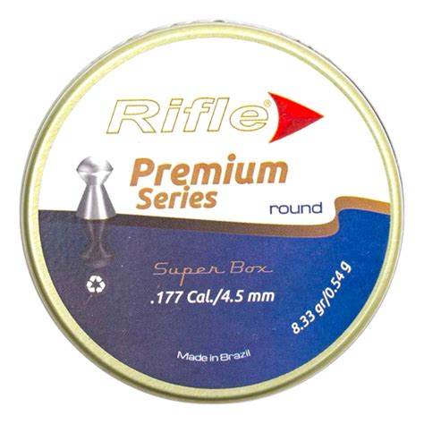 Chumbinho Para Carabina Rifle Premium Series Round 4 5mm 0 54g 250