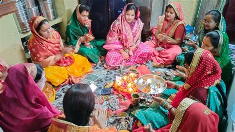 Aaj Puri Hui Manoti Ki Suhagle Mata Rani Ki Pooja Pat Suhagle