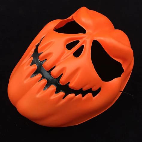 Halloween Pumpkin Plastic Masks Cosplay Full Face Masks For Halloween