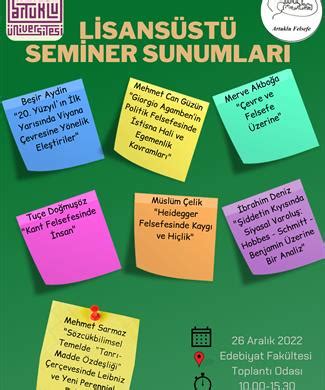 T C Mard N Artuklu N Vers Tes Lisans St Seminer Sunumlar