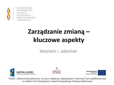 Ppt Zarz Dzanie Zmian Kluczowe Aspekty Powerpoint Presentation