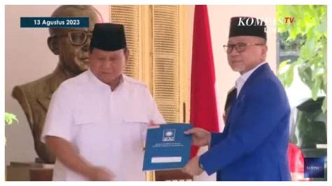 Zulkifli Hasan Kita Harus Tuntaskan Perjuangan Prabowo Jadi Presiden