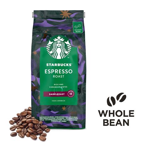 Caf En Grains Espresso Roast Starbucks G Prix Carrefour