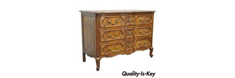 Country French Provincial Louis Xv Style Cherry Bachelor Chest Of