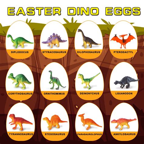 Snapklik Kolegend 12Pack Dino Eggs Dig Kit Colourful Dinosaur