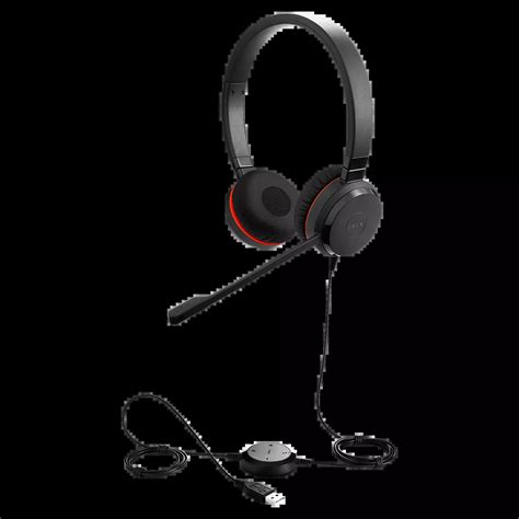 Jabra Evolve Uc Stereo Se Usb A Corded Headset Ideal Headsets