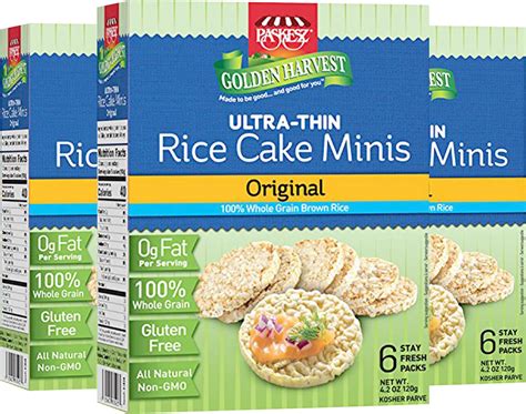 Quaker Large Rice Cakes Gluten Free 3 Flavor Variety Pack 6 Count Grocery