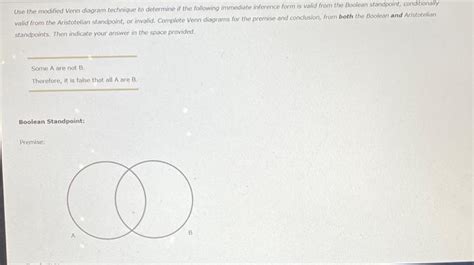 Solved Use The Modified Venn Diagram Technique To Determine Chegg