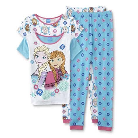 Disney Frozen Girl's 2-Pairs Pajamas