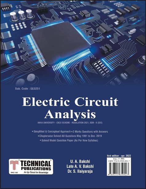 PDF EE3251 Electric Circuit Analysis ECA Books Lecture Notes