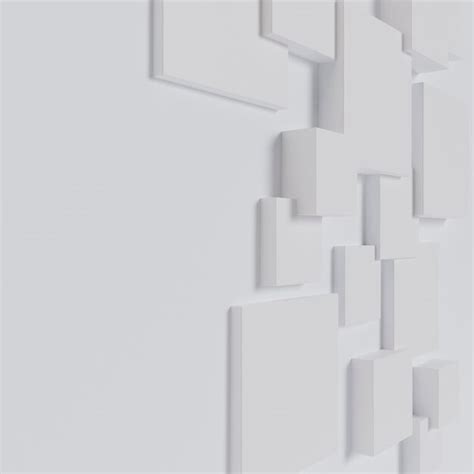 Free Photo White Cubes 3d Background
